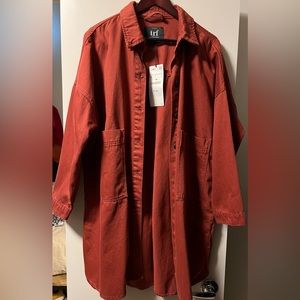 NWT Zara Canvas Painters Jacket